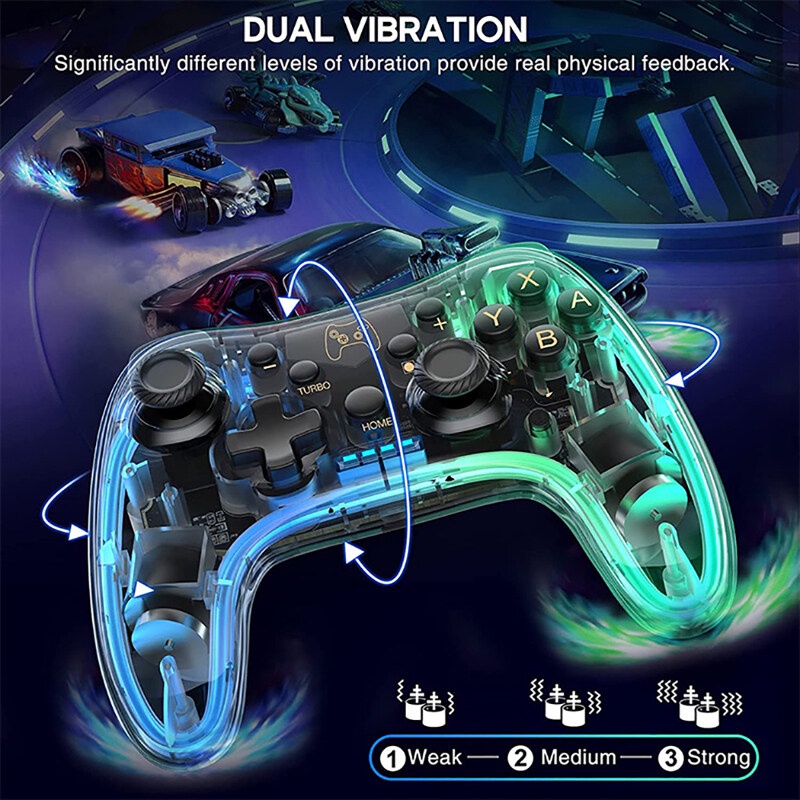จอย คอนโทรลเลอร์ จอยสติ๊ก จอยเกมส์ ตัวควบคุมเกมคอนโทรลเลอร์ไร้สาย จอยเกมNintendo Switch Pro Joy Game Controller Joystick
