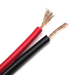 New Alitech สายลำโพง 50 เมตร ทองแดงแท้ 2*0.5 (สีดำ/แดง) speaker cable for Audio/pa/home