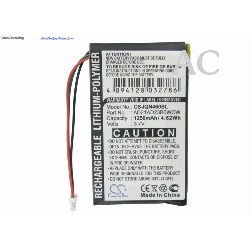 AC Cameron Sino 1250mAh Battery AD21AD23B0WOW for Garmin Nuvi 465, 465LTM, 465T