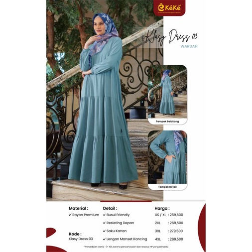 Gamis KEKE Klassy Dress 03