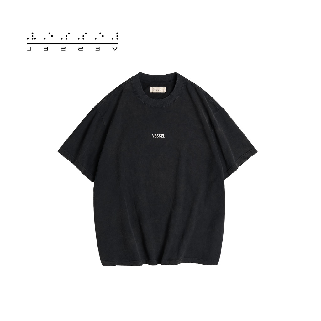 X xVESSEL เสื้อยืดแขนสั้นผู้ชายแฟชั่นทุกการแข่งขันหลวมอินเทรนด์พิมพ์