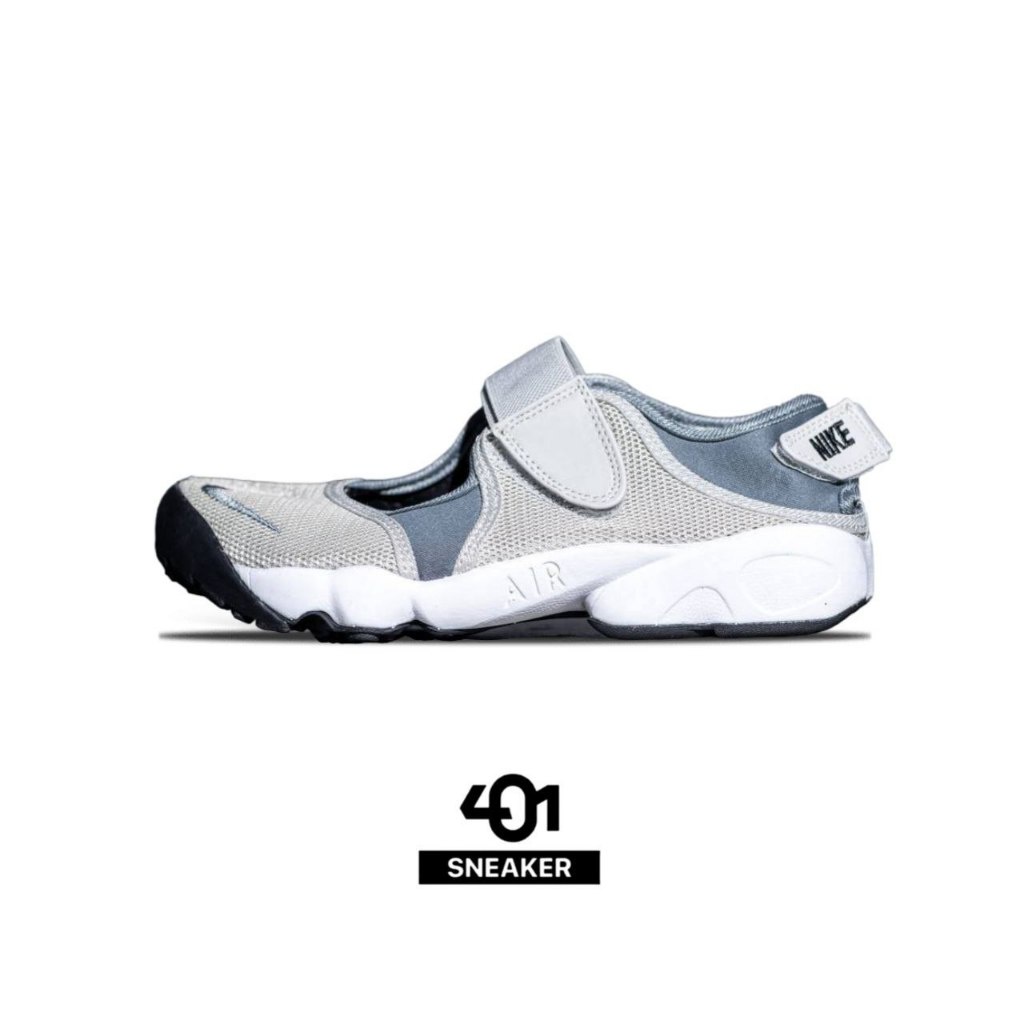 ♞,♘Nike Nike Air Rift Gray White Authentic Women's Shoes 100%