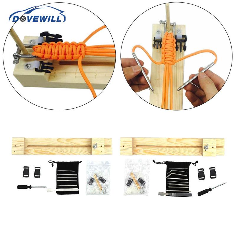 [Dovewill] เครื่องทําสร้อยข้อมือ เชือกพาราคอร์ด ปรับได้ DIY