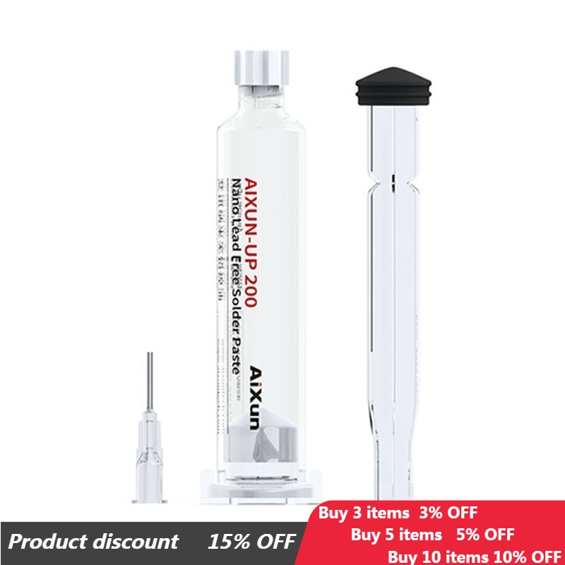 Nano Solder Flux JCID Aixun UP200 Solder Paste 10CC ตะกั่วฟรีน้ํามันสําหรับโทรศัพท์ BGA SMD CPU Ball เชื่อมปลูกซ่อมเครื่องมือ