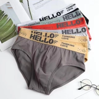 Men underwear กางเกงชั้นใน ขาเว้า เนื้อผ้านิ่ม สวมใส่สบาย ระบายอากาศได้ดี Size L-4XL