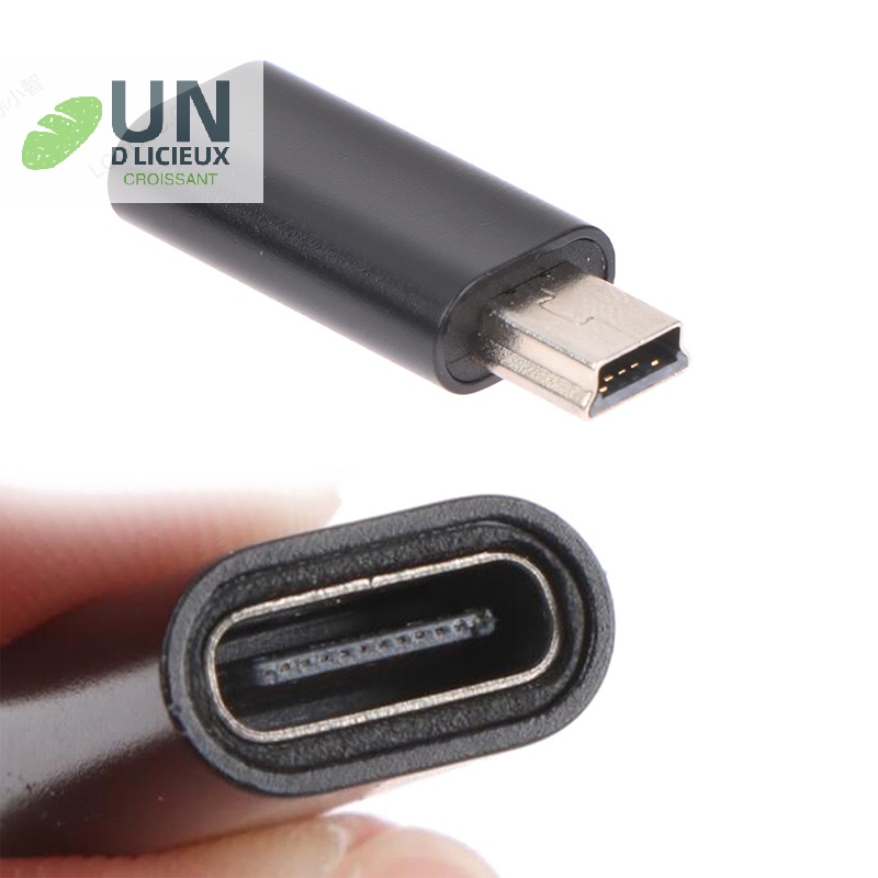 Good อะแดปเตอร์เชื่อมต่อข้อมูล 5 Pin USB B Male to USB Type C Female