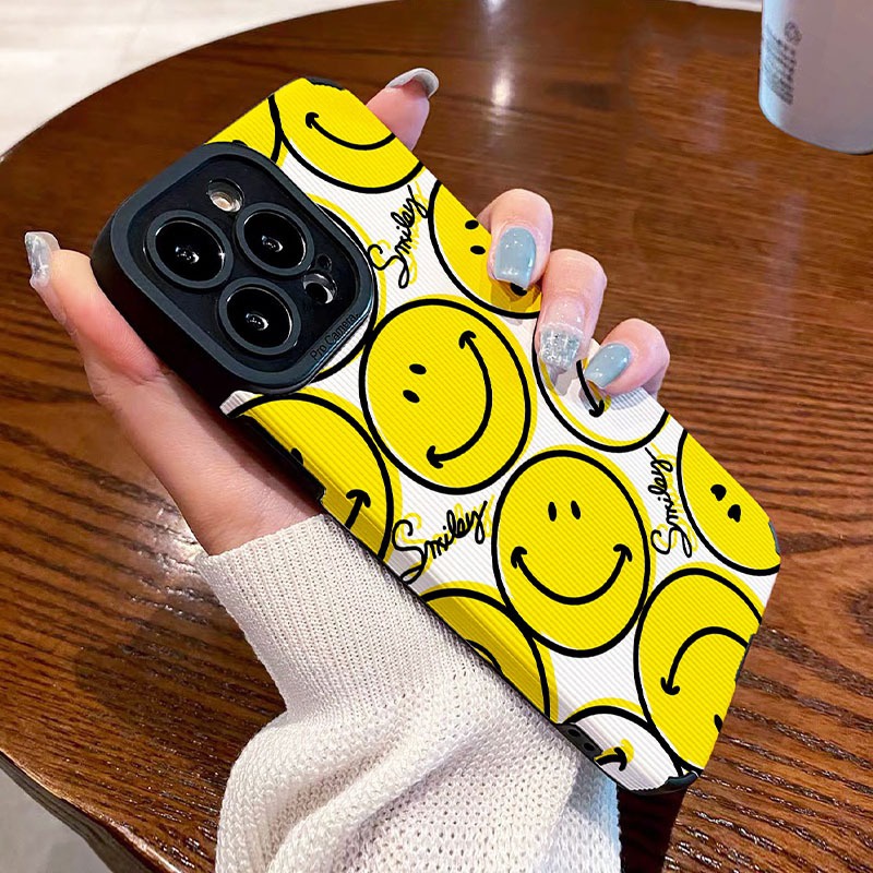Smile Faceเคสโทรศัพท์สําหรับiPhone X XR XS Max 15 14promax 15/16/17promax 6s 7plus 7 8plus 6splus 13
