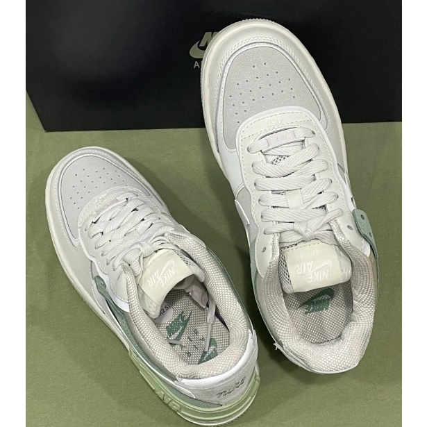Nike Air Force 1 Low Shadow gray-green（ของแท้ 100%）