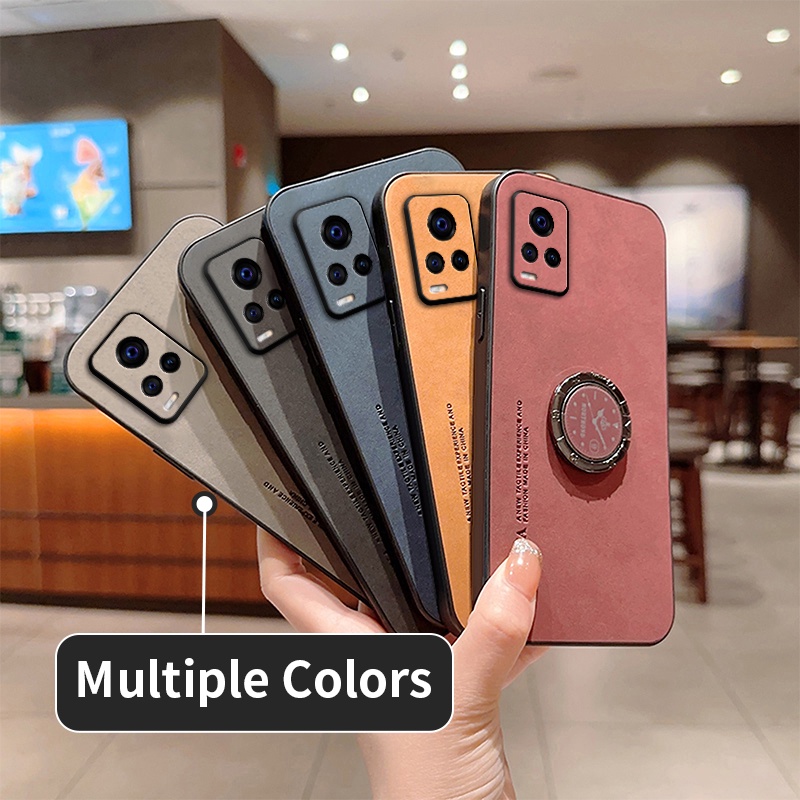 เคส Vivo V20 Pro 5G V20 SE V21E Y73 V21 5G V23 5G V23E V25 V25E V27 5G V27E เคสโทรศัพท์มือถือหนัง พร้อมแหวนขาตั้ง สําหรับ ZJYBP