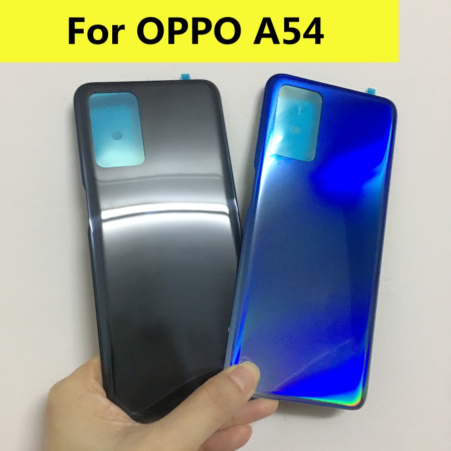 6.5" สําหรับ OPPO A54 CPH2239 ฝาหลังสําหรับ Oppo A54 แบตเตอรี่ด้านหลังประตูพลาสติกกรณีแผงเปลี่ยน