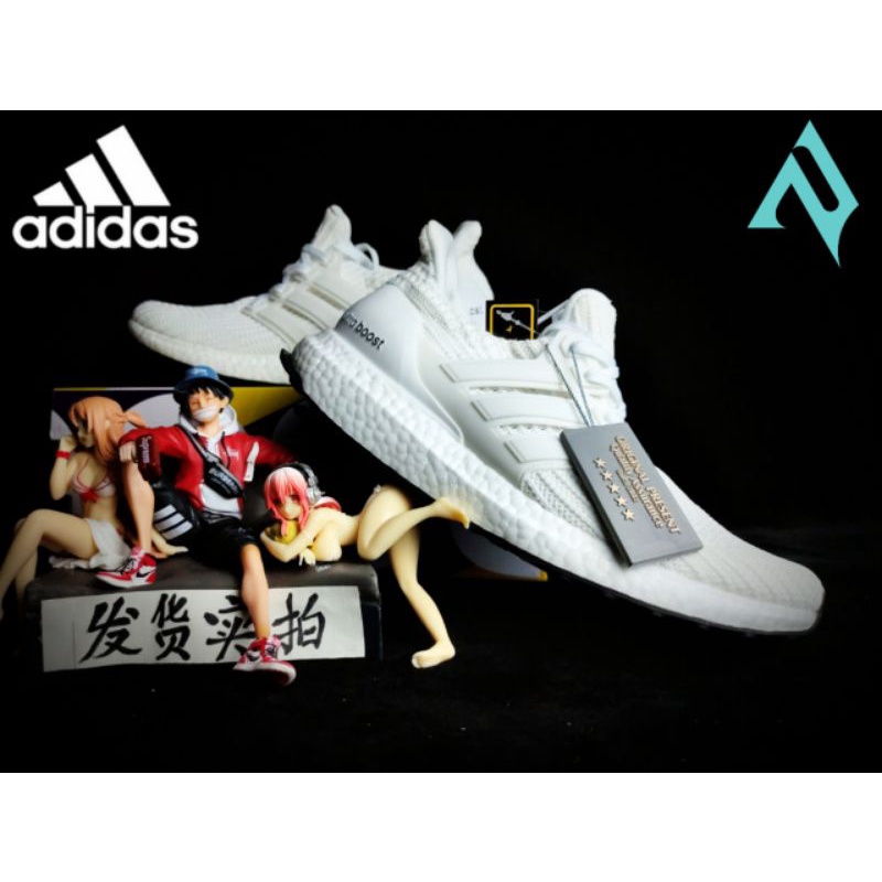 Adidas Ultra Boost 4.0 Triple White 【เปิดวิดีโอช็อตจริง】