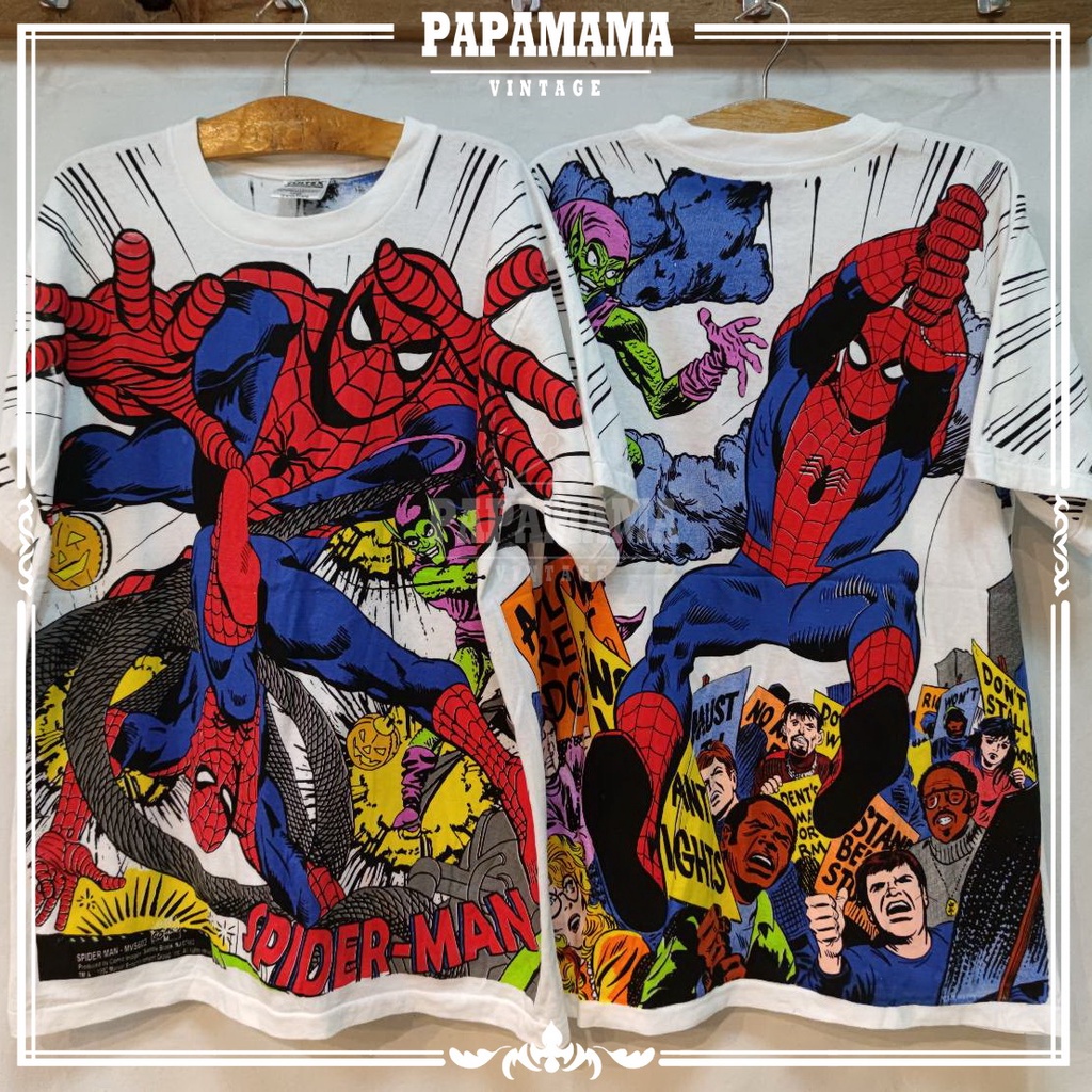 Spiderman 🌹 เสื ้ อยืดการ ์ ตูน Mavel ( เสื ้ อยืดไมโครไฟเบอร ์ เสื ้ อยืดกลางแจ ้ ง Band/ เสื ้ อการ ์ ตูน