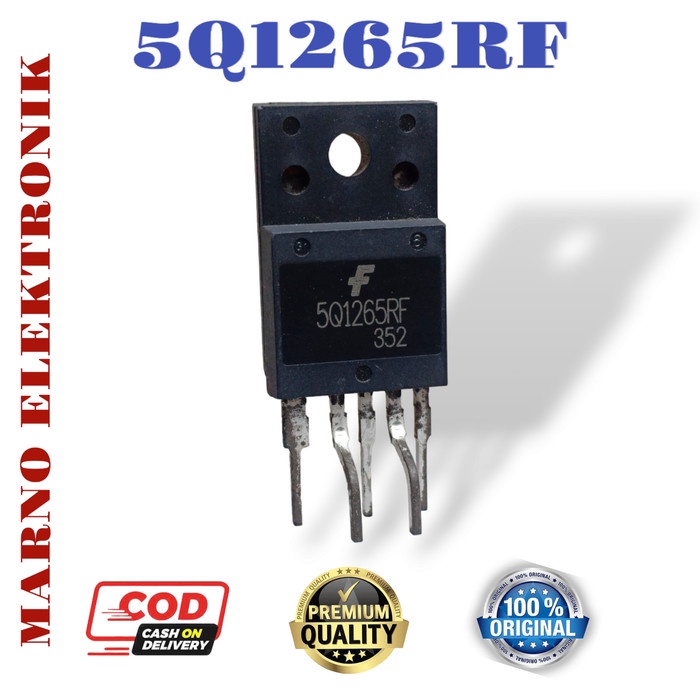 IC TRANSISTOR STR 5Q1265RF 5Q1265 RF 5Q 1265RF ORIGINAL PART เครื่องมือ ELECTRO