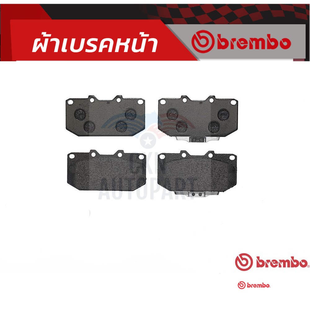Brembo ผ้าเบรก(หน้า) SUBARU (4 Pot Subaru) Impreza GC WRX ปี 1998 ขึ้นไป