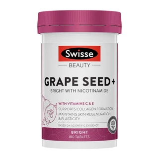 Swisse Beauty Grape Seed+ Bright with Nicotinamide เมล็ดองุ่น นิโคติน