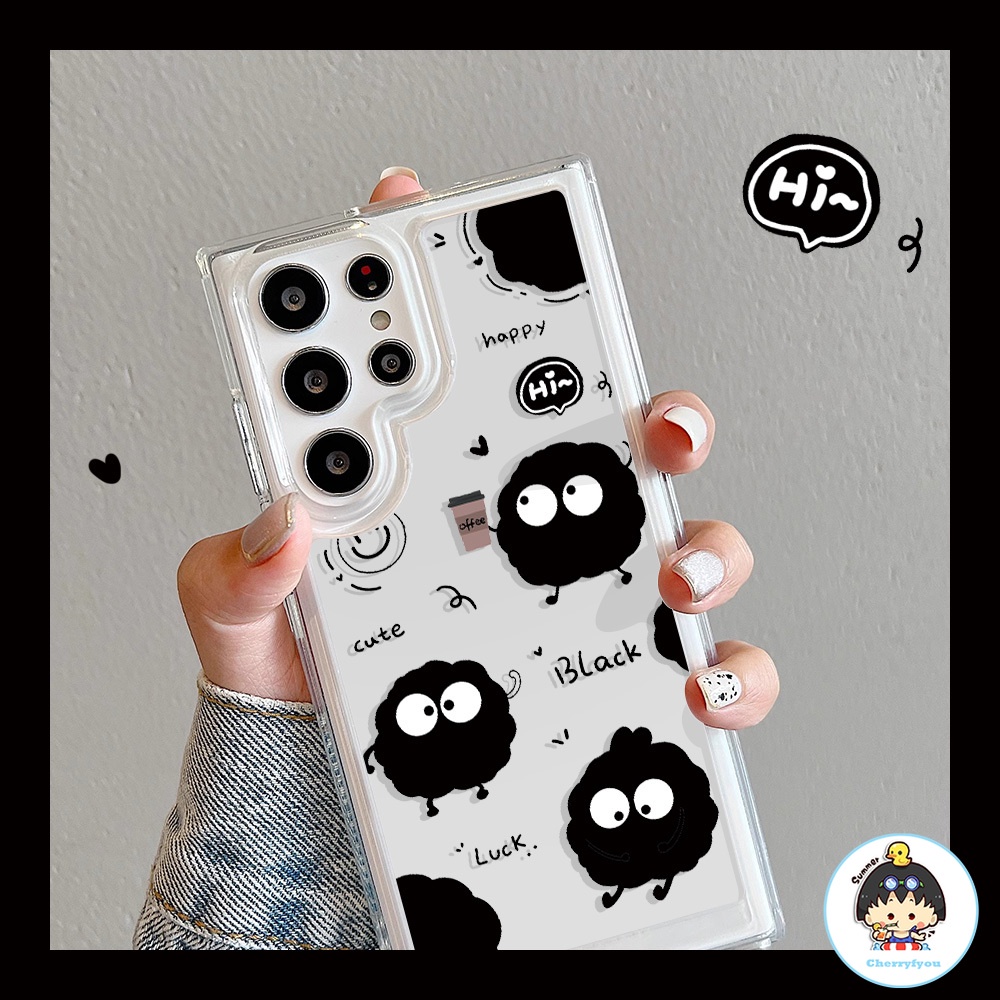 เคสโทรศัพท์มือถือแบบนิ่ม TPU ใส กันกระแทก ลายการ์ตูน แฟชั่น สําหรับ SAMSUNG S22 S23 Plus A53-5G A54-5G S23 S24 Ultra S24 Plus