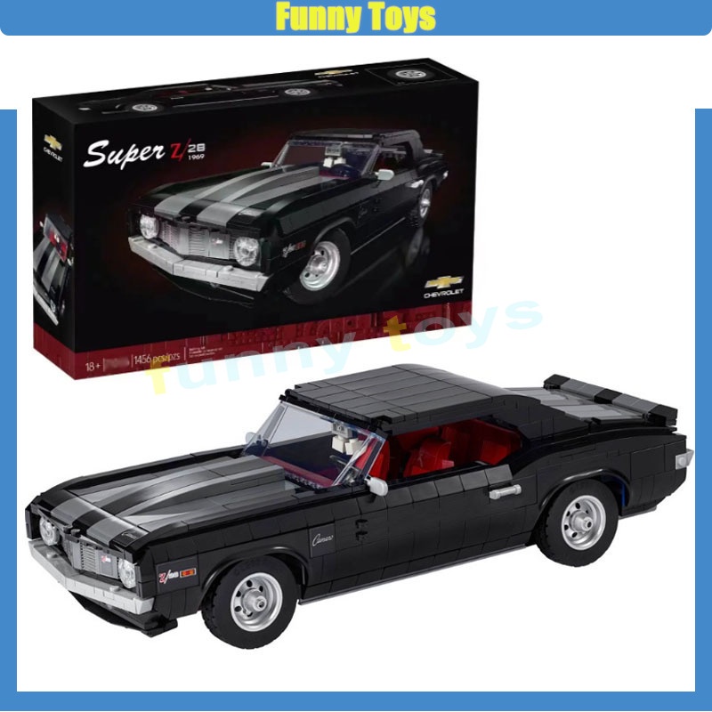 ชุดเครื่องกลไก 10304 Chevrolet Camaro Z/28 1969 (1450+/PCS) ของเล่นเสริมการศึกษา สําหรับเด็ก และผู้ใ