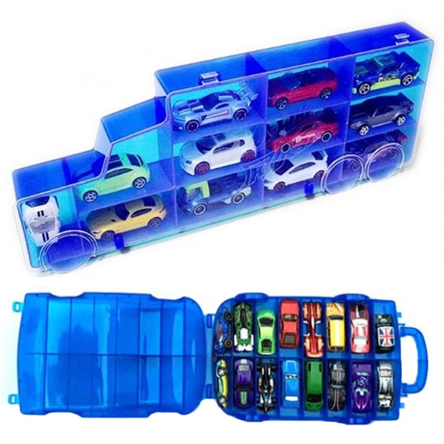 Hotwheels HotWheels รถสปอร์ต ขนาดเล็ก แบบพกพา กล่องเก็บของ ที่จอดรถ โรงรถ หลายประเภท กล่องเก็บของเล่นรถ ขนาดเล็ก