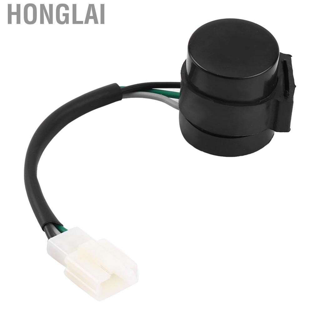 Honglai Turn Signal Flasher 3 Pins Round Relay Blinker Universal for GY6 50-250cc Motorcycles Scooters Moped ATV