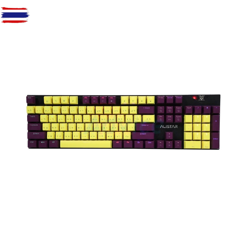 KEYBOARD NUBWO-X ALISTAR X33 CIY PURPLE - BLUE-SWITCH