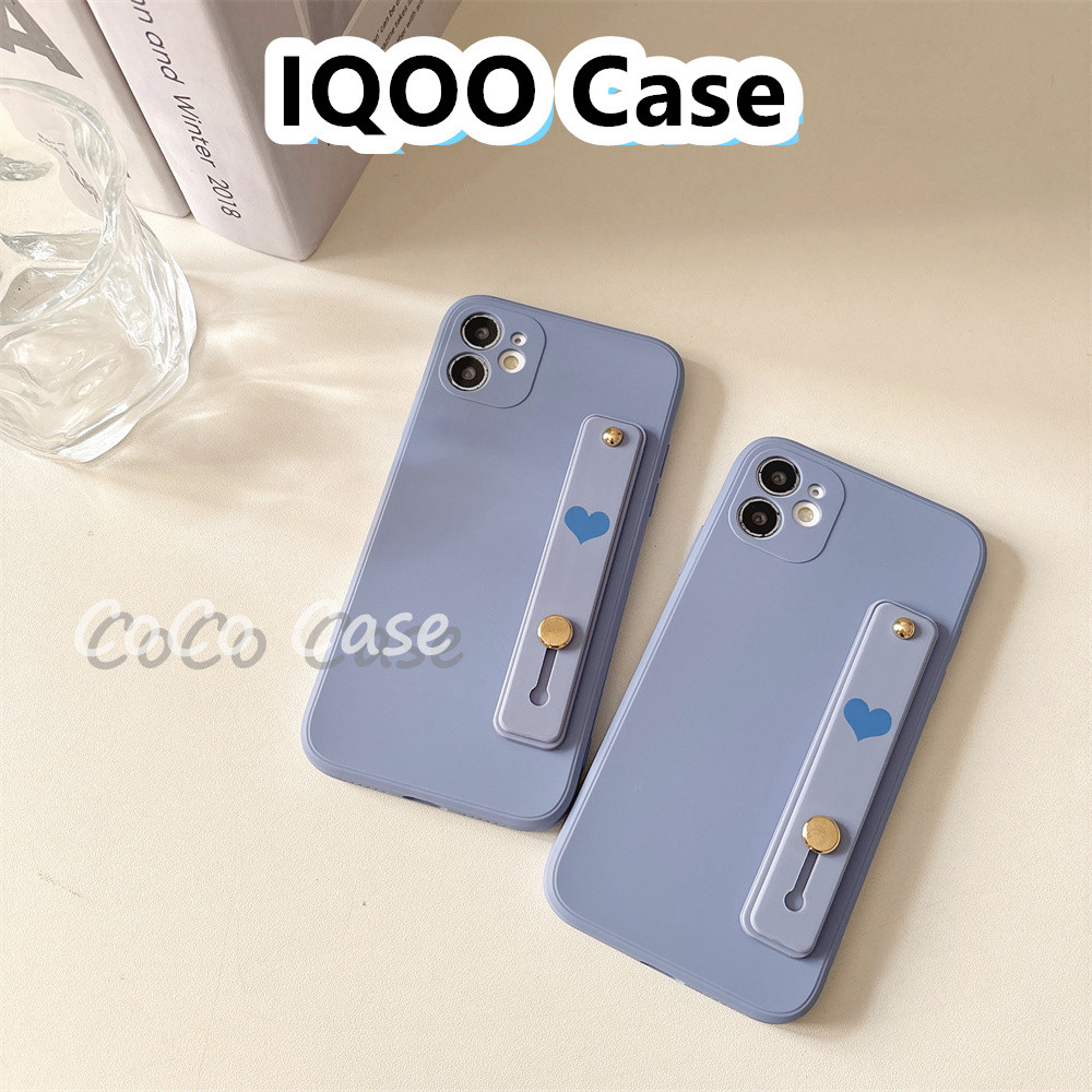 ParityFor IQOO Z7i/Neo 7SE/Neo 20/Z9 Turbo Cover Silicone Full Case Phone Case Cover สีเทาป้องกันลาย