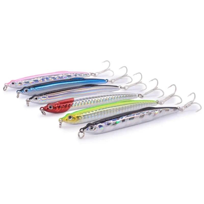 Outkit คุณภาพสูง 1 ชิ้น Thrill Stick Fishing Lure 7 ซม.9g ดินสอจมหล่อยาว Shad Minnow เหยื่อประดิษฐ์ Pike Lures