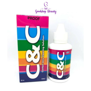 C&C contact lens cleaning solution 60ml. น้ำยาล้างคอนแทคเลนส์