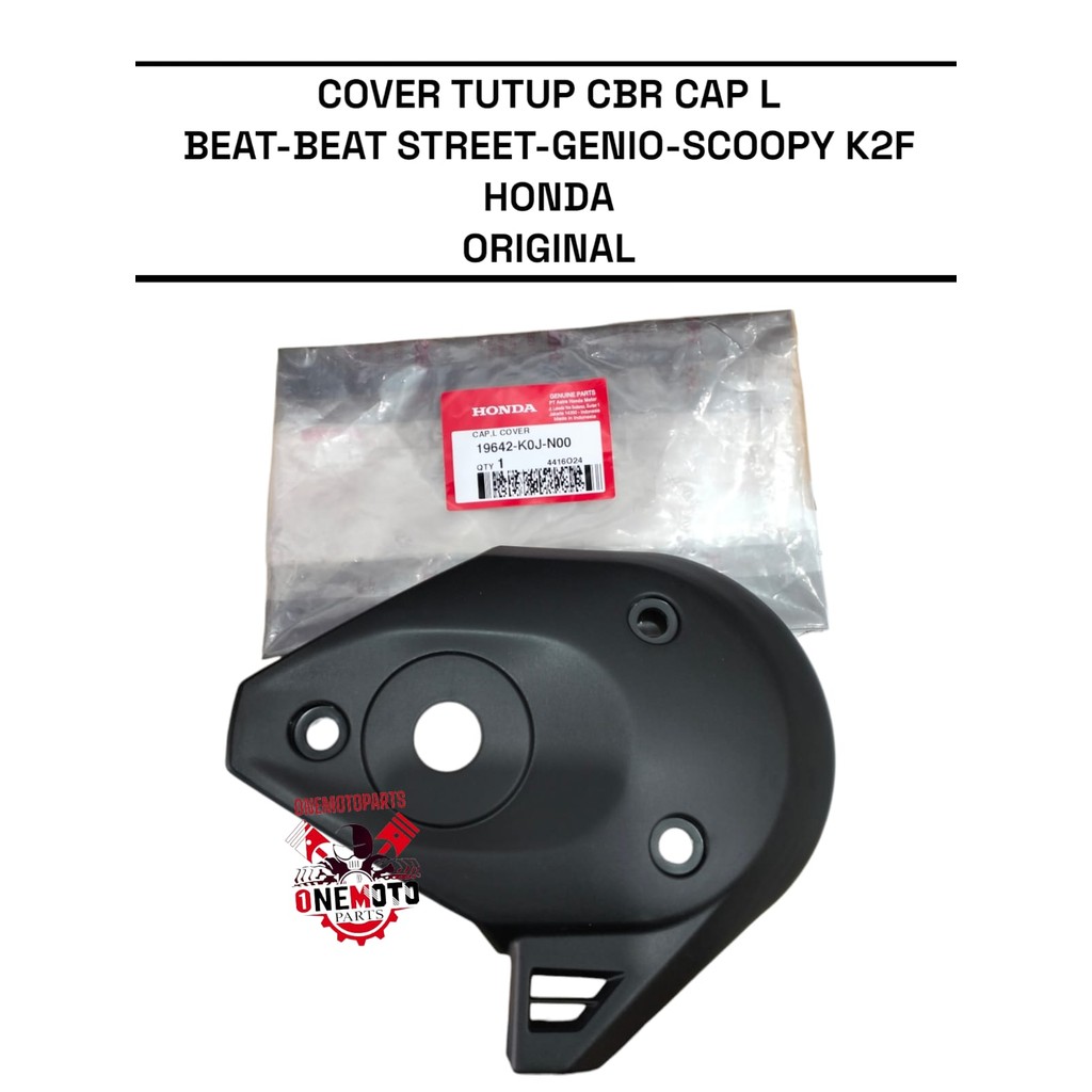 ฝาครอบ CBR CAP L BEAT STREET GENIO SCOOPY K2F HONDA 19621-K0J-N00 เดิม