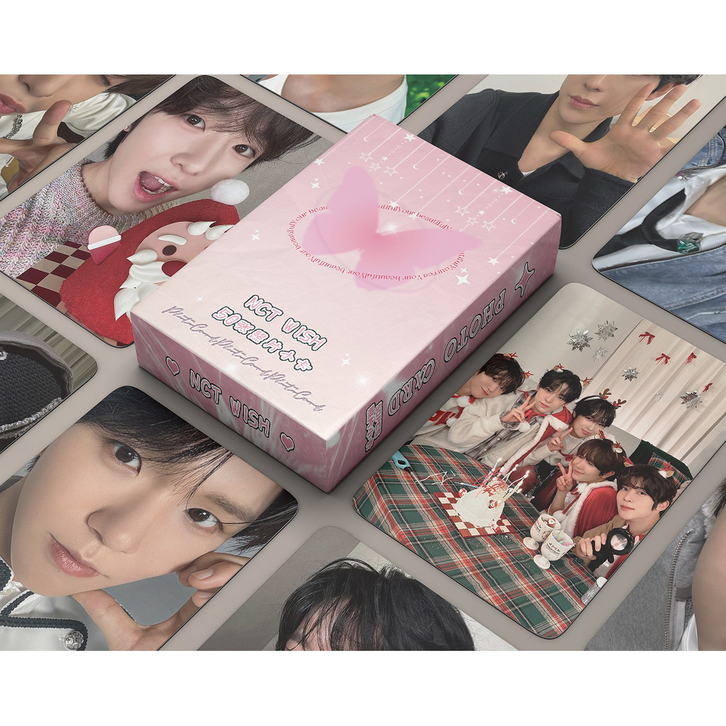 50-119pcs NCT wish 127 DREAM Nation เลเซอร์โฮโลแกรม Lomo การ์ด JAEMIN CHENEL WayV JISUNG Jeno HAECHAN DongHyuck WIN Taeyong DoJaeJung REN Mark Holographic Photocards HTJUN