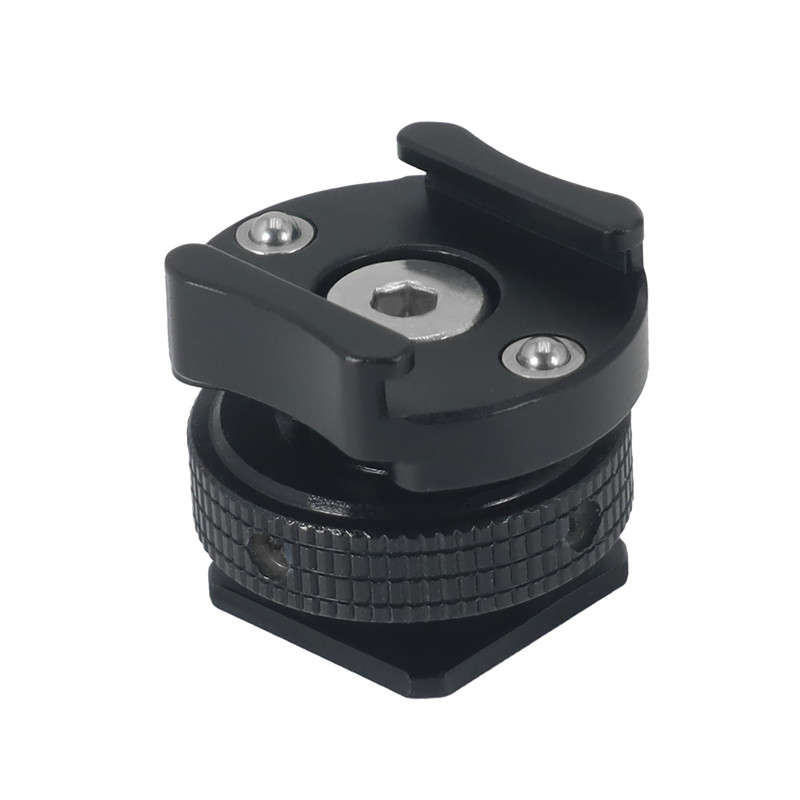 กล้องแฟลชไมโครโฟนไร้สายรองรับรองเท้าเย็นสําหรับ DJI Mic/Mic 2 สําหรับ RODE ไมโครโฟนไร้สาย Receiver Stand Mount