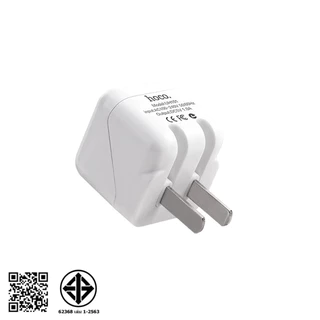 Hoco UH102 หัวชาร์จ 5V/1A ทนทาน น้ำหนักเบา