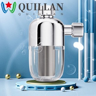 Quillan เครื่องกรองน้ํา 4 จุด หัวสเปรย์ สเตนเลส ใส กันลวก สําหรับครัวเรือน