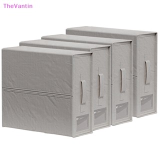 Thevantin กล่องเก็บเครื่องนอน ผ้าปูที่นอน ปลอกหมอน ผ้าลินิน พับได้