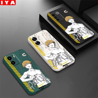 เคสซิลิโคนนิ่ม ทรงสี่เหลี่ยม ลาย Denji สําหรับ VIVO Y36 Y16 Y22 Y21 Y20 IQOO Z7X V27E V25 V25E Y35 Y33S Y21T Y33S Y91C Y1S Y85 V9 Y11 Y12 Y15 Y17 Y12S Y12A Y15S Y15A Y51