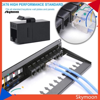 Skym* อะแดปเตอร์ติดผนัง Rj45 ตัวเมีย เป็นตัวเมีย Rj45 พร้อมอะแดปเตอร์ Rj45 ติดตั้งง่าย สําหรับเชื่อมต่อเครือข่ายความเร็วสูง เชื่อถือได้ สําหรับบ้าน