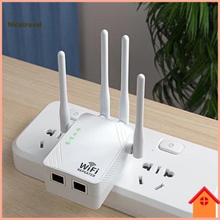 [Ni] เครื่องทวนสัญญาณ Wifi ขยายสัญญาณ Wi-fi พร้อม 1200mbps ความถี่คู่ สําหรับทุกมุม