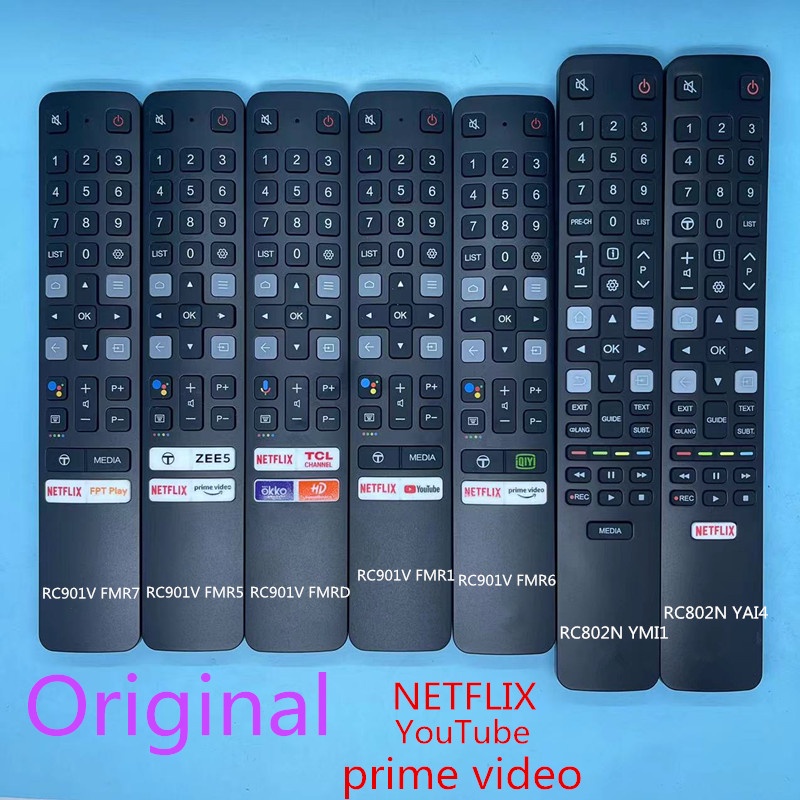 ใหม่บลูทูธเสียงรีโมทคอนโทรล RC901V FMR1 RC901V FMRD FMR6 FMR5F MR7 RC802N YAI4 YMI1 สําหรับ TCL สมาร