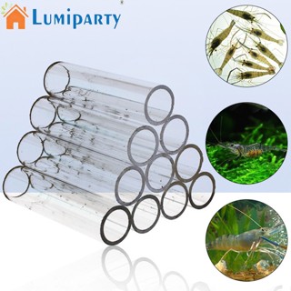 Lumiparty ท่ออะคริลิคใส สําหรับเพาะพันธุ์กุ้ง ปลา ถ้ํา บ้าน ตู้ปลา อุปกรณ์ตกแต่ง