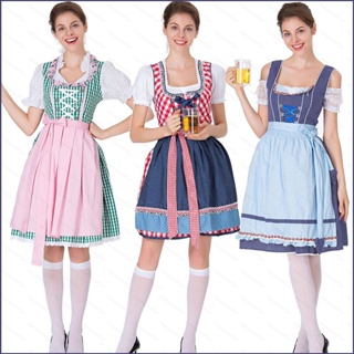 Ye ชุดเดรส ผ้าเบียร์ ลาย The Munich Oktoberfest สําหรับปาร์ตี้ฮาโลวีน