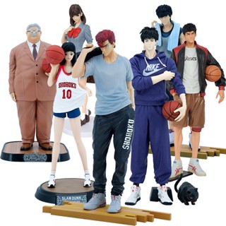 Slam DUNK ฟิกเกอร์ PVC รูปปั้น Sakuragi Hanamichi Rukawa Kaede Haruko Akagi