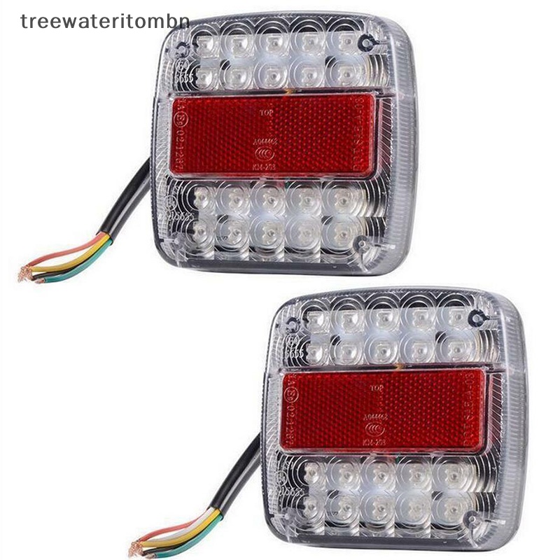 Tt ไฟท้าย LED 20 ดวง กันน้ํา สําหรับติดท้ายรถบรรทุก รถพ่วง 1 ชิ้น