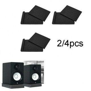 New Arrival~Foam Pads Monitor Speaker Studio 2/4 PCS 30*17*4CM 5 In/6 In Black Density