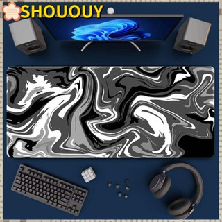 Shououy แผ่นรองเมาส์ คีย์บอร์ด ยางเหลว ขนาดใหญ่พิเศษ 900x400 มม. สําหรับเล่นเกม บ้าน ออฟฟิศ