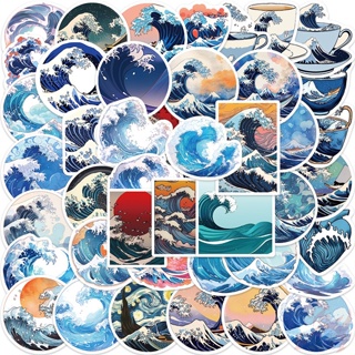 ❉ Ukiyoe . The Great Wave off Kanagawa Art Series 01 Stickers ❉ 50Pcs/Set DIY Fashion Waterproof Decals Doodle Stickers