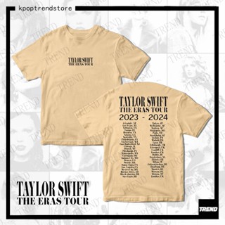 Taylor Swift 1989 เสื้อยืดแขนสั้นลําลอง ผ้าฝ้าย ทรงหลวม พลัสไซซ์ สไตล์วินเทจ ฮาราจูกุ แฟชั่นฤดูร้อน สําหรับผู้ชาย และผู้หญิง 2023