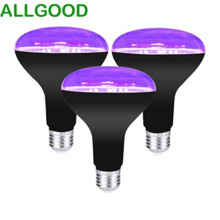 Allgoods หลอดไฟอลูมิเนียม UV 15W 85-265V เรืองแสง 360 E26 E27 แบบพกพา สําหรับตกแต่งคริสต์มาส