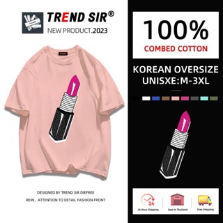 TrendSir🌈พร้อมส่ง🌈 เสื้อยืด วินเทจ คอกลม🌙 บายสุขภาพดีเเท้เสื้อยืดฝ้ 7สี M-3XL