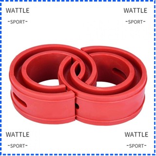 Wattle บัฟเฟอร์โช๊คอัพรถยนต์ ยาง สีแดง ดูดซับแรงกระแทก 112 มม. 2 ชิ้น