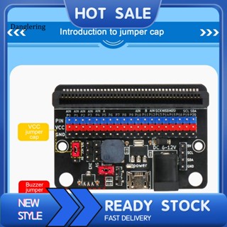 Dl บอร์ดขยายไมโครบิต เป็น 5V พร้อมบัซเซอร์พาสซีฟ I2C อินเตอร์เฟซการสื่อสาร ไฟแสดงสถานะวงจร 19 Pin อะแดปเตอร์ไมโครบิต อุปกรณ์ดิจิทัล