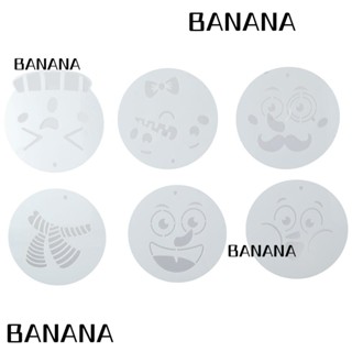 Banana1 แผ่นแม่แบบฉลุลาย รูปกวาง สโนว์แมน 4 นิ้ว สีขาวโปร่งแสง สําหรับวาดภาพ ตกแต่งคริสต์มาส หน้าหนาว 25 ชิ้น